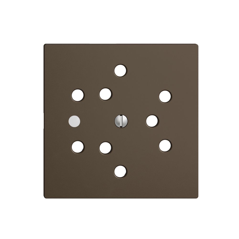 Frontset coffee 60×60mm 3×T12 EDIZIOdue mit Linse