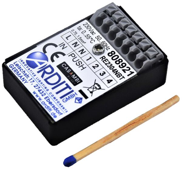 REG-Stufenschalter DOTLUX CASAMBI 29×17×45mm