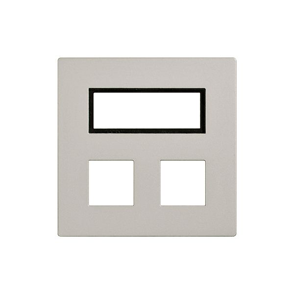 Frontplatte EDIZIOdue elegance für 2×Taster+RTH stone