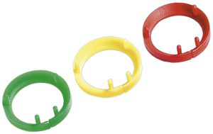 Farbcodierclip R&M FM45 anthrazit zu Stecker FM45 S/U RJ45 Kat.5e