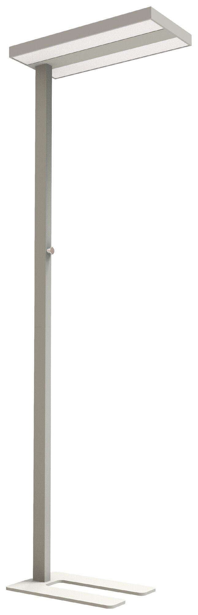 LED-Stehleuchte DOTLUX ASSIST 70W 9440lm 4000K silber