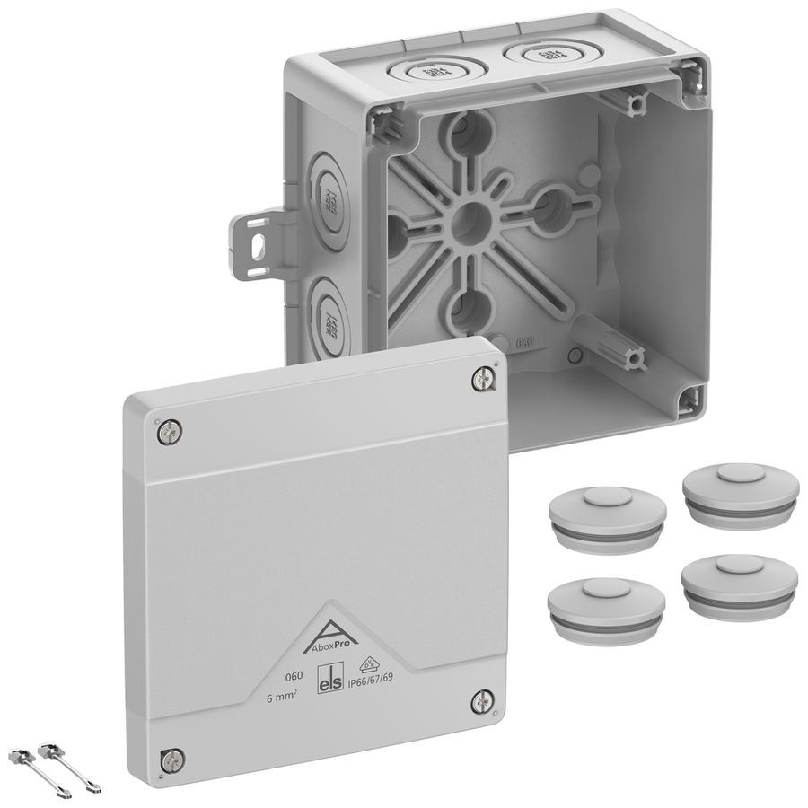 Boîte de dérivation AP Spelsberg Abox Pro 060 AB-L 127×127×75mm IP69 gr