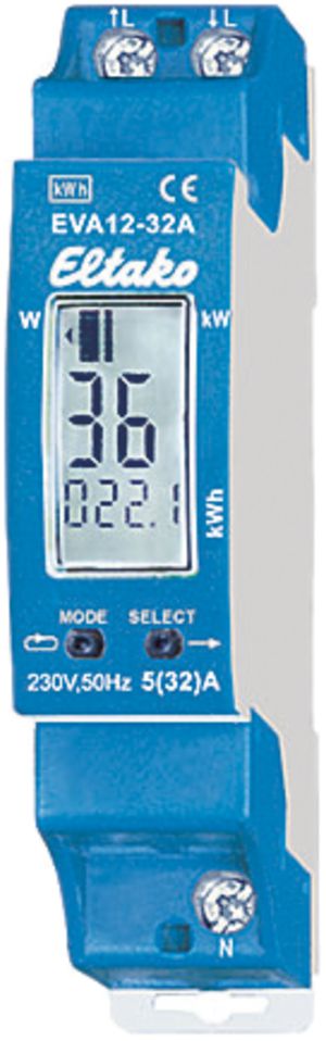 Contatore energia AMD Eltako, EVA12-32A LCD