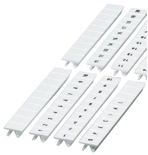 Ruban Zack ZB 91…100 blanc impression horizontale à 10 étiquettes 5mm