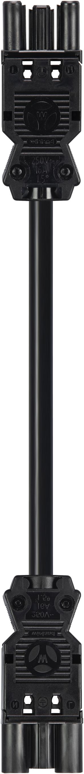 Prolunga 3P 5m nero, spina/presa GST18i3K1BSHF