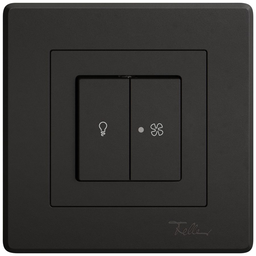 Kit de montage ENC EDIZIO.liv SNAPFIX® p.lum&venti a.2 bout.a.lentille front.no