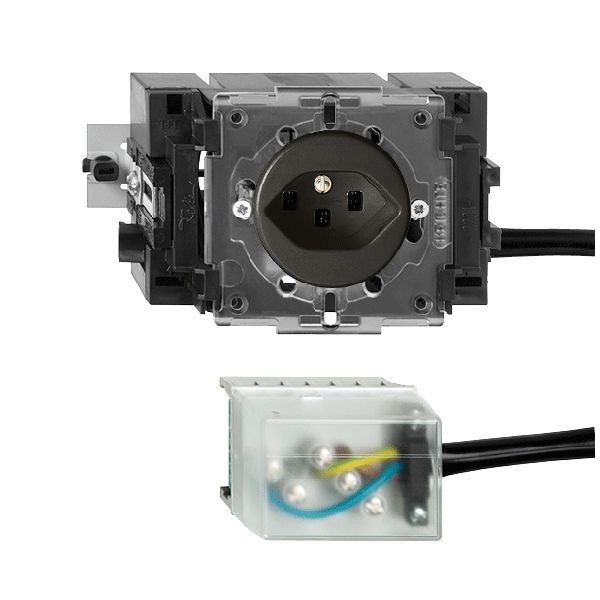 Prise INC FH T23 L2 noir 49…69mm pour câble plat Powerbus