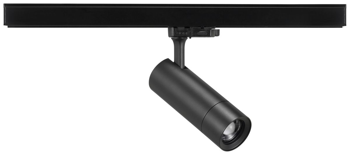 LED-Strahler Sylvania Lenzo Small 15W 1000lm 940 DIM 3PH 15°…50° Ø60 schwarz