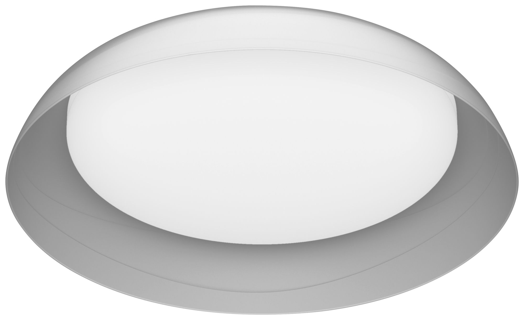 LED-Deckenleuchte Philips Fleta 10W 1850lm 827 Ø350mm transparent