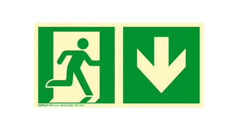 Piktogramme nachleuchtend