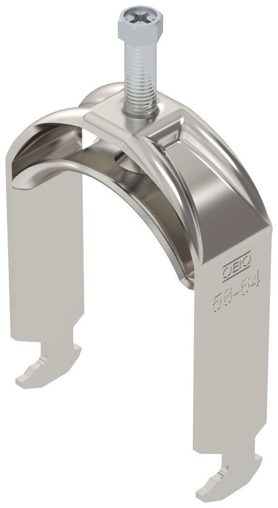 Fixation rapide BET 2056 pied à H métal 58…64mm 1×câble A2 1.4301