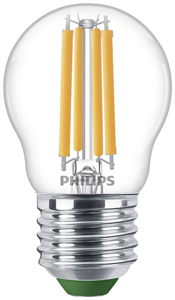 Lampada LED Philips MASTER E27 2.3W 485lm 2700K Ø45×78mm chiaro