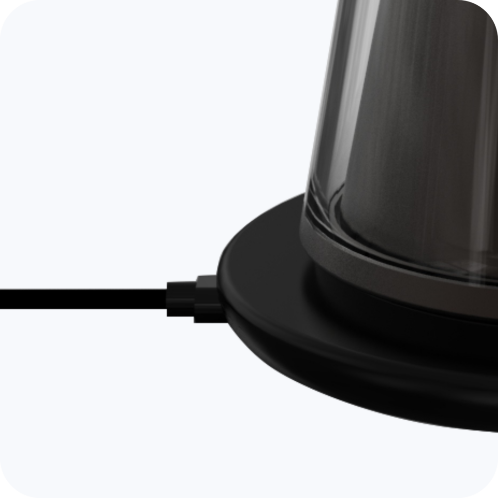 Akku-Tischleuchte X8 by xoxo, 3W, 2700K, anthrazit