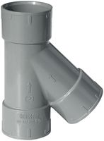 Derivazione PVC Ø50mm 45° femmina/maschio/maschio