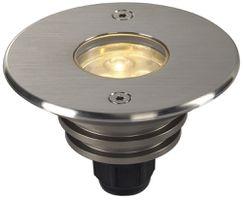 Luminaire de sol LED INC DASAR LV, 12/24VDC 6W 360lm 3000K IP67 acier fin