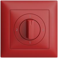 Kit frontale EDIZIOdue 2-1-2-1 88×88mm berry per interruttore rotativo