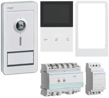 Kit video elcom.home p.1appartamento postazione interna bianco/esterna bianco