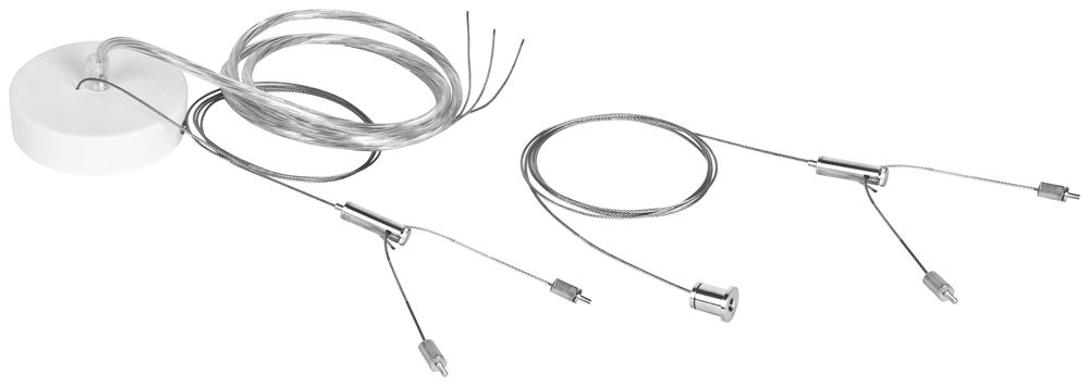 Abhängeset LDV LINEAR IndiviLED, mit Rosette