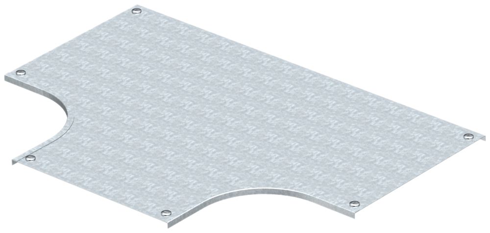 T-Deckel MKS B=400mm Zink-Al-beschichtet