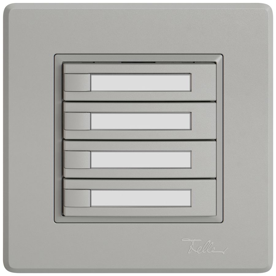 UP-Universaltaster EDIZIO.liv UNI SNAPFIX® 5…48V o.LED 4× 1-Tbed.Pap.hgu