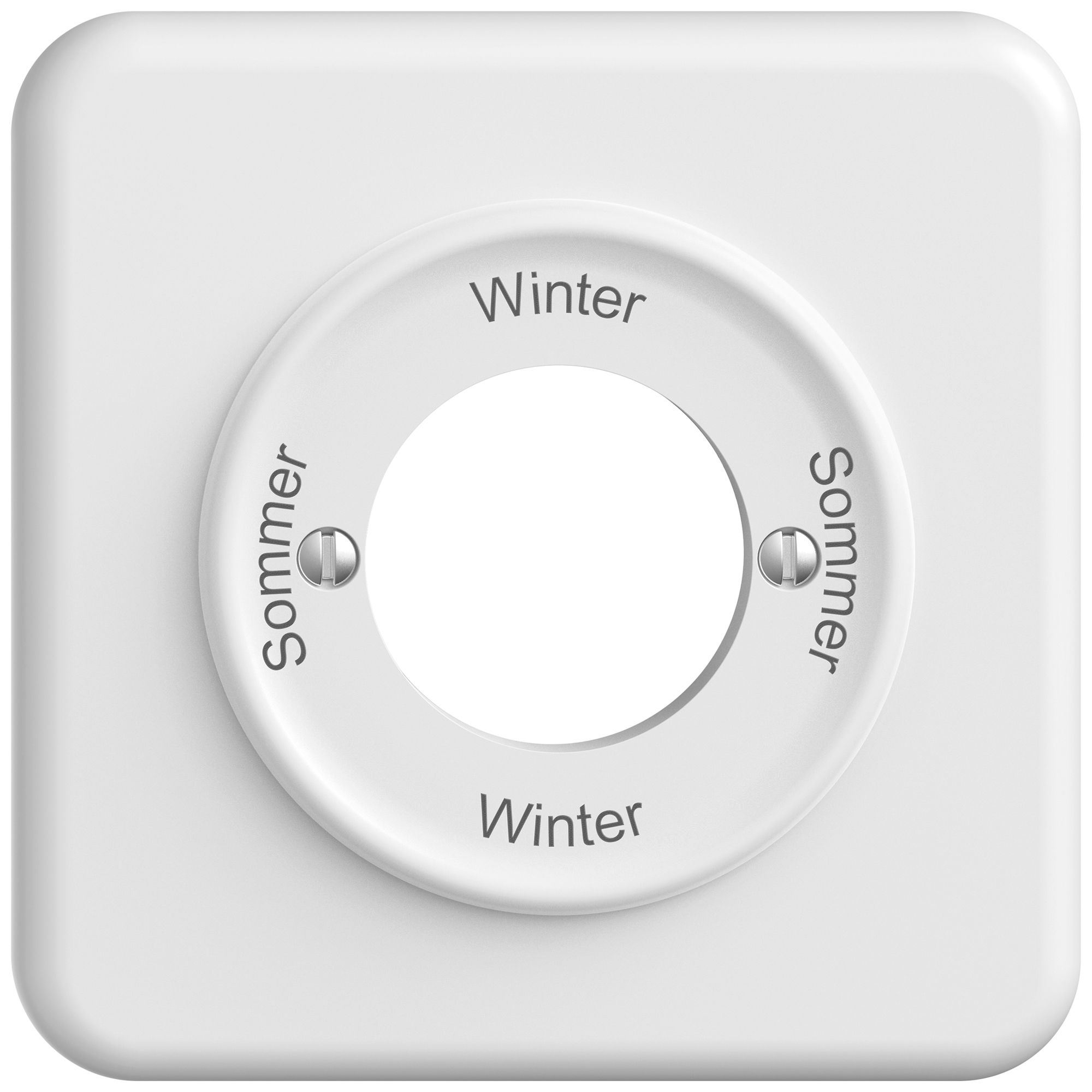 UP-Montageset STANDARDdue SNAPFIX® f.Drehschalter m.Schloss Som-Win-Som-Win ws