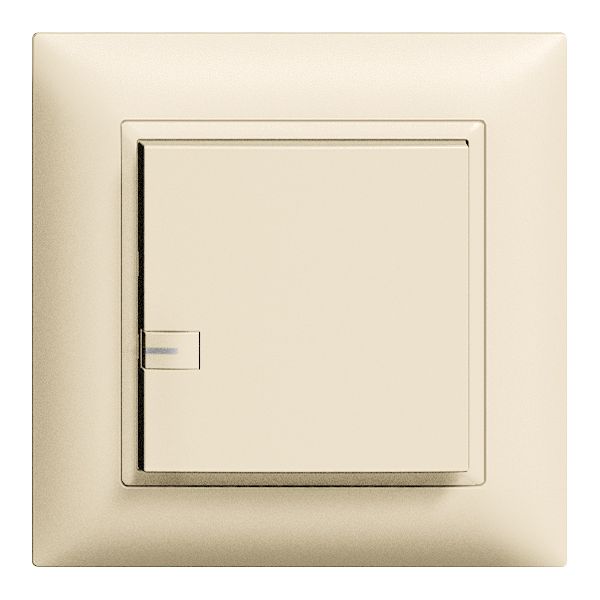 UP-Taster ZEP Universaldimmer 1K/1T mit LED EDIZIOdue crema