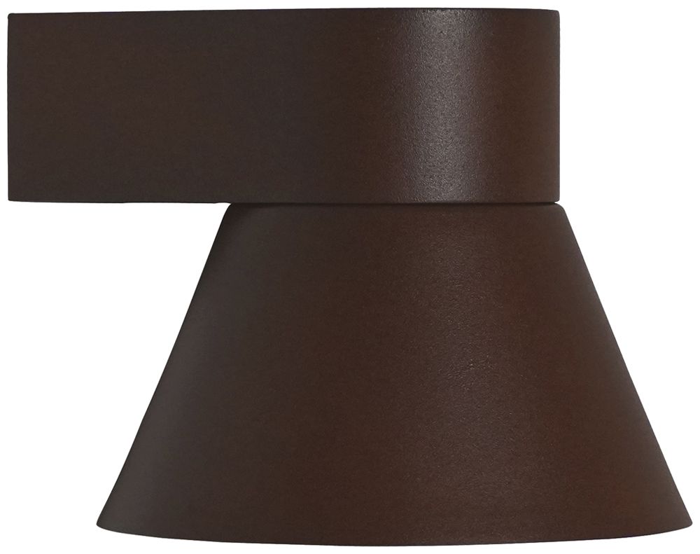 Wandleuchte Nordlux Kyklop Cone 1×GU10 25W IP54 Ø156×175mm rost