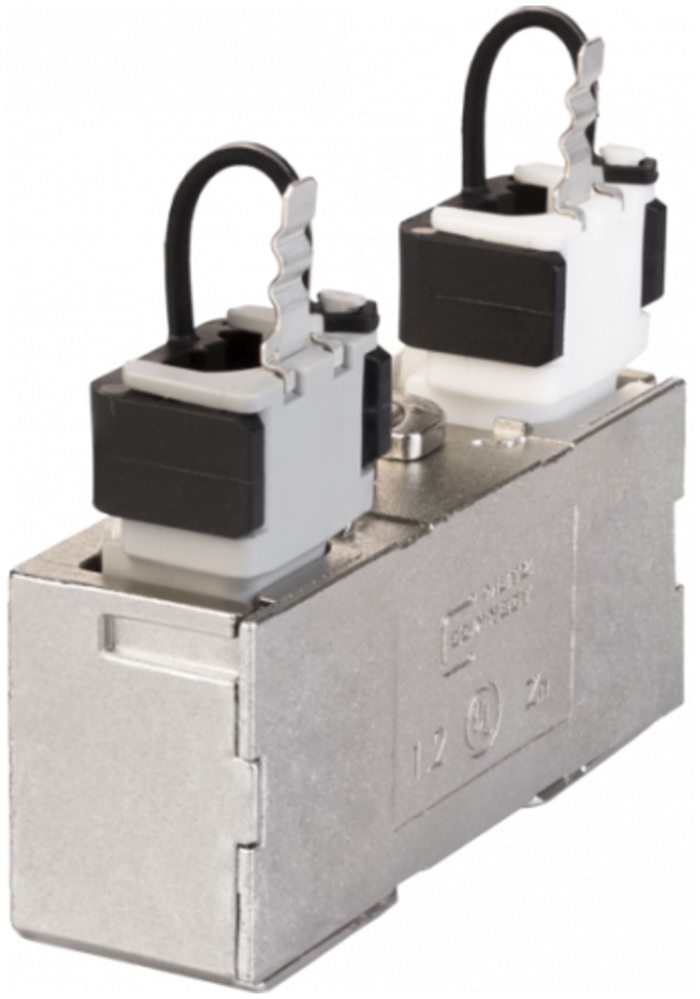 Raccord de câbles ITplus classe EA, cat.7A, blindé, en forme de U 360°