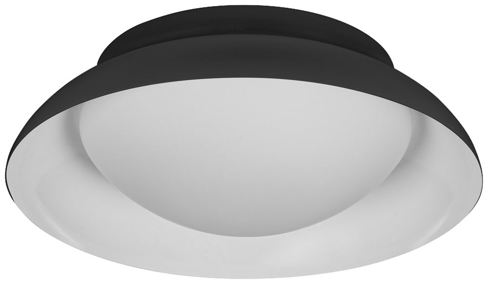 Plafonnier LEDVANCE ORBIS MILAN E27 2×0…10W Ø305mm noir