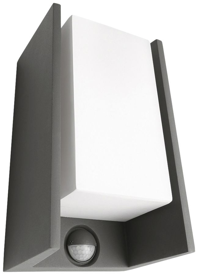 Wandleuchte Philips Bridge E27 1×42W SEN IP44 anthrazit