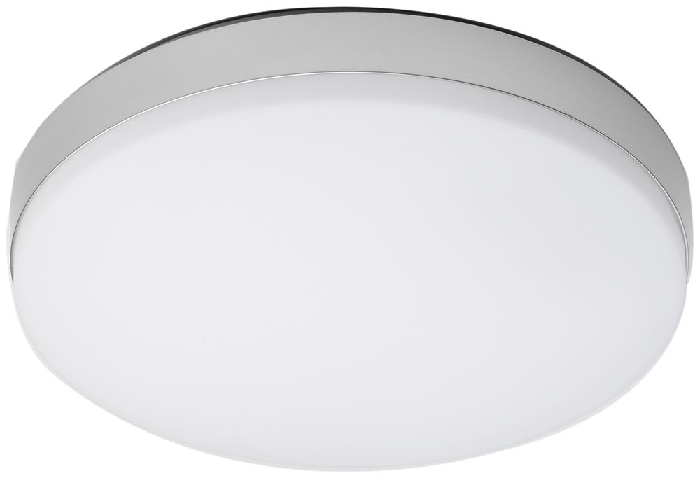 LED-Decken-/Wandleuchte PASO2 Ø275mm 10…25W 3000…5700K IP54 Sensorleuchte silber