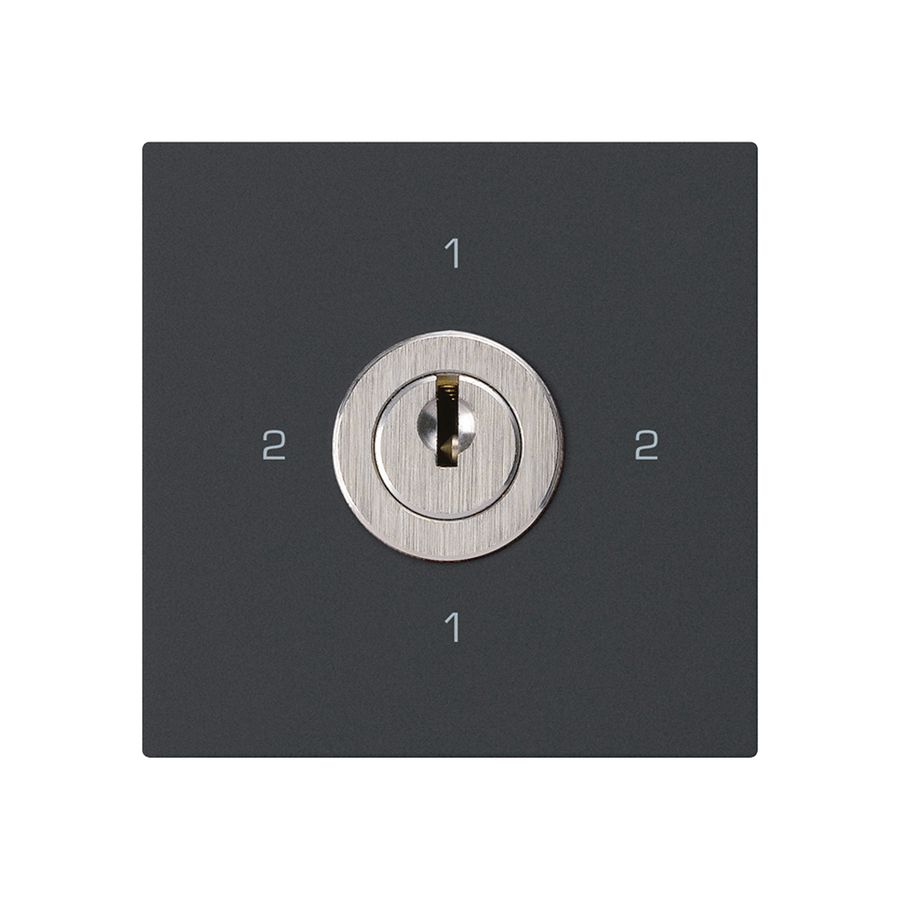 Intérieur interrupteur à clé kallysto 3/1L noir avec serrure Kaba 8