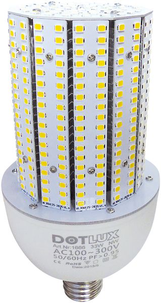 LED-Lampe DOTLUX RETROFITprotect, E27 28W 4200lm 3000K