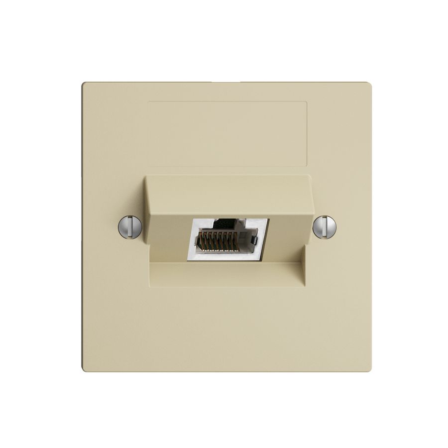 Presa INC 1×RJ45/s 4P ITplus EDIZIOdue vanille