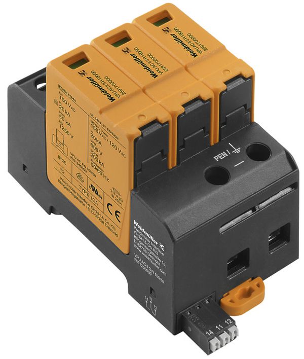 Parasurtension Weidmüller VPU AC II 3 R 150/50