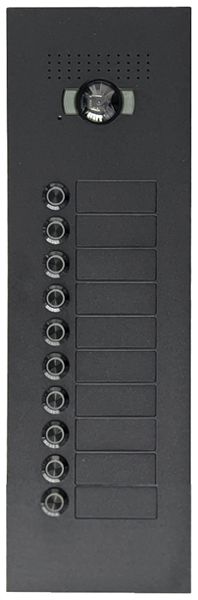 Poste vidéo externe ENC Legrand SFERA LUNA 10 poussoirs 475×150mm 2 fils no