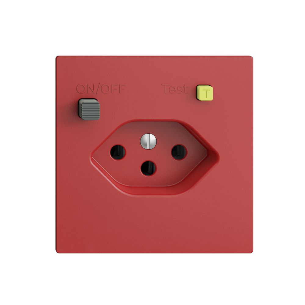 UP-Steckdose EDIZIOdue T13 FI 30mA F, berry