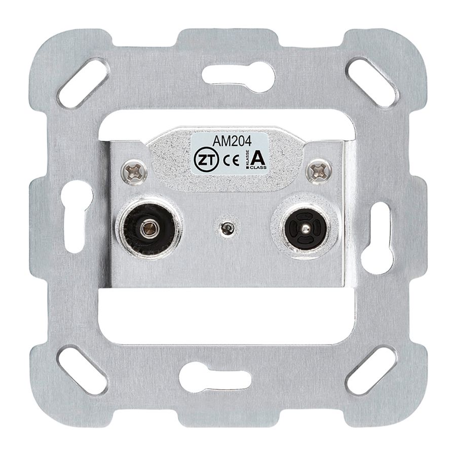 Intérieur pour prise antenne Hager R/TV montage F 4dB 2GHz