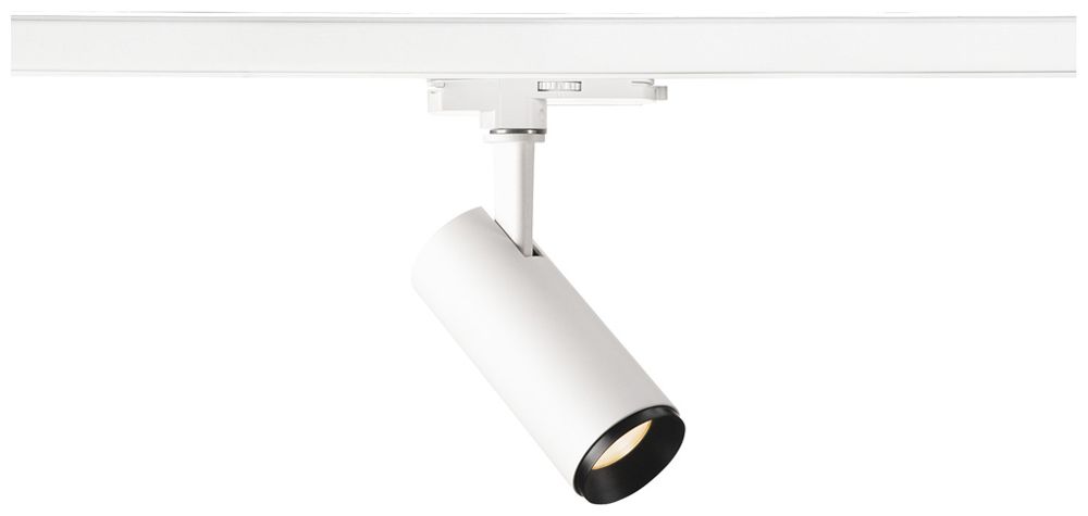 Spot LED SLV 3~ NUMINOS S DALI 11W 985lm 2700K 24° Ø65×162mm blanc