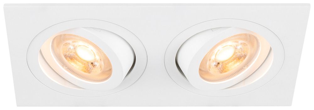 EB-Spot SLV NEW TRIA GU10 2×10W 170×90mm weiss