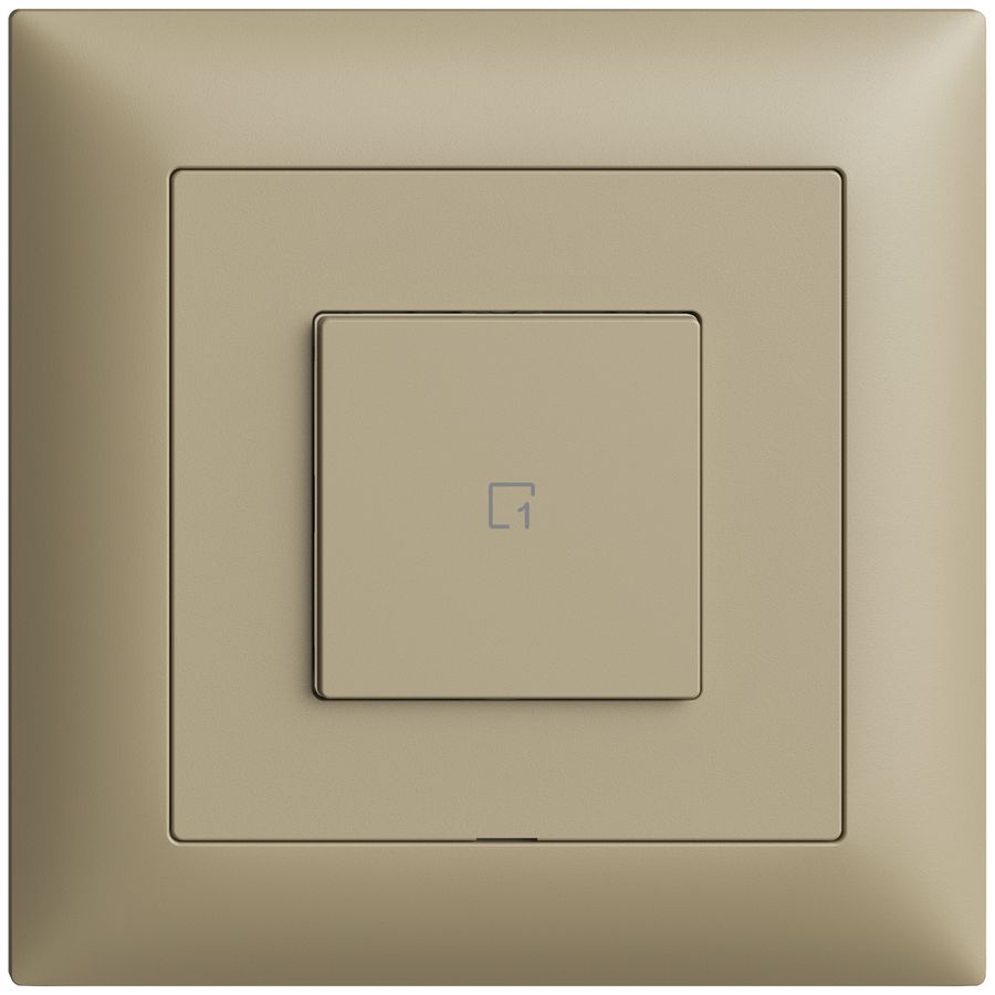 UP-Szenentaster 1 Szene/1T Edue Wiser sand