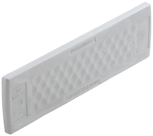 Plaque passe-câbles WM CABTITE EP A 24/48 142×44×12mm TPE gris