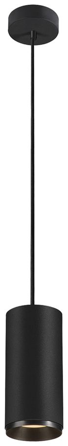 LED-Pendelleuchte SLV NUMINOS L PHASE 28W 2475lm 2700K 60° Ø100×213mm schwarz