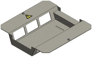 Einbausatz Woertz BAK 2×3 FLF liegend leer