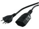 Câble de rallonge ELBRO PVC 10A 230V 3×1mm² type 12/type 13 3m noir