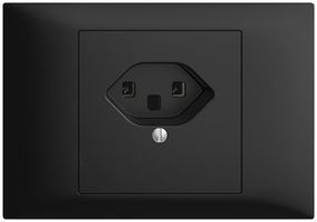 Prise INC EDIZIOdue T23 16A noir bornes à vis