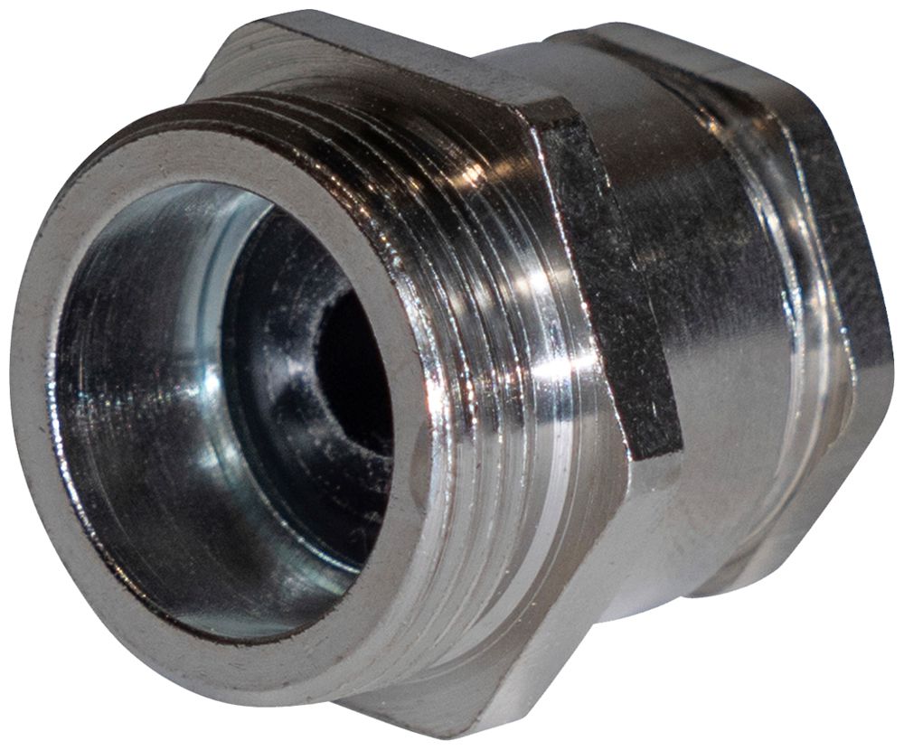 Pressacavo Plica DIN 46320, M40 per cavo Ø15…27mm 8.5mm ottone nichelato IP65