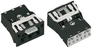 Stecker WAGO 3L 0.5…4mm² rot Codierung P 25A 250V Snap-In