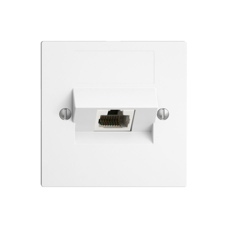 Einsatz zu UP-Anschlussdose 1×RJ45/s 8P ITplus EDIZIOdue weiss