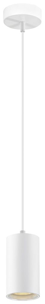 Lampada sospesa SLV ASTO TUBE GU10 1×10W diretto Ø70×125mm bianco